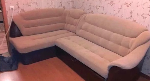 Перетяжка углового дивана. Хадыженск